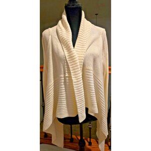 NWOT Michael Michael Kors Open Front Rib Knit Cardigan Sweater Cream Women’s M